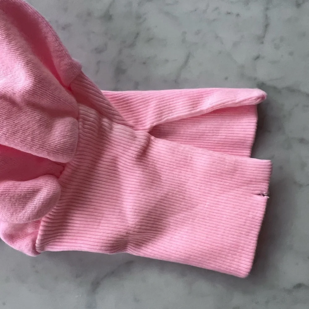 NWT Free People We The Free Camden Cropped Sweatshirt Pink Flame Sz Medium - Picture 11 of 13